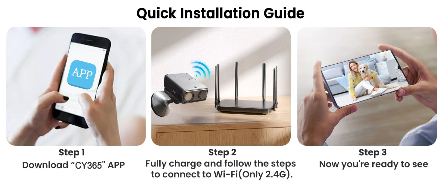 4K Camera WiFi Wireless Remote Monitor Remote Security Detecting Camcorders Security Protection Indoor Real-Time Surveillance