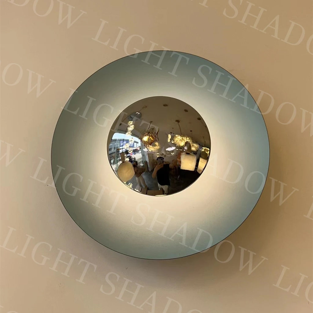 Modern Art Wall Light Luxury Designer Sconce Porch Bedroom Bedside Decor Round Kitchen Background Living Room UFO Creative Lamp