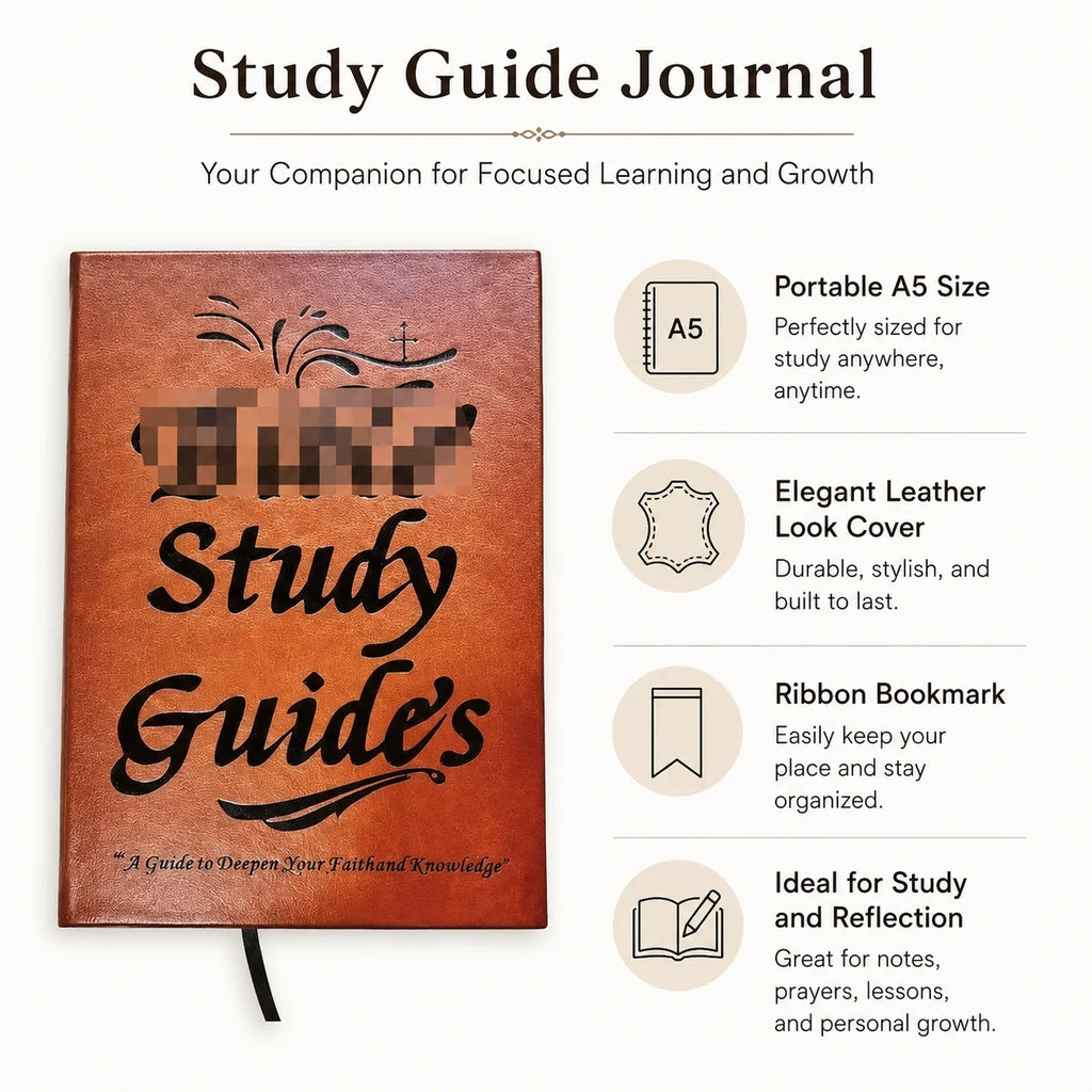 Christian Bible Study Journal Leather Prayer Notebook Thin Devotional Book 21x14cm Portable Faith Diary Gift