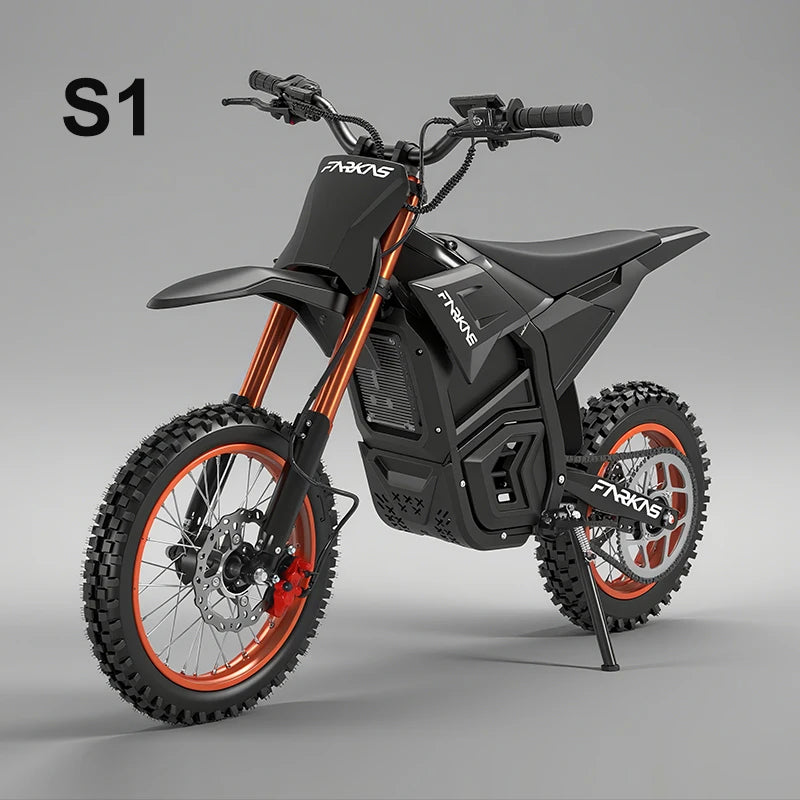 Dropshipping Electric Motocross Bike 60V 27AH 1600W,40Mph,37 Miles,Urban Commuting Front 17";Rear 14" Off-Road Electric Bike