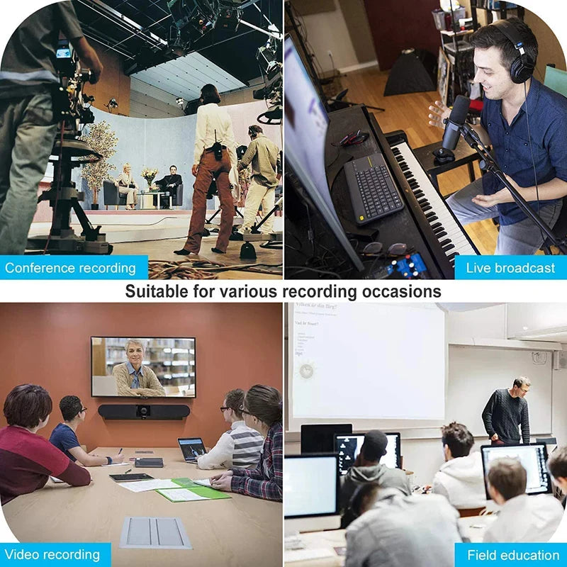 Metal 4K HDMI-compatible to USB Video Capture Card 1080P USB 2.0 Game Grabber Box For PS4 DVD Camera PC Recording Live Streaming