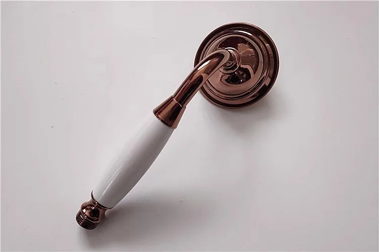 Bathroom Accessories Rose Gold Hand Shower Head High Pressure  Antique Water Output Antique Hand Shower Nozzle Water