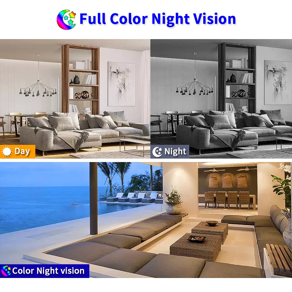 AHD Camera HD 4K 8MP Surveillance Camera CCTV Bullet Outdoor Home Video Surveillance Camera Face Detection Color Night Vision