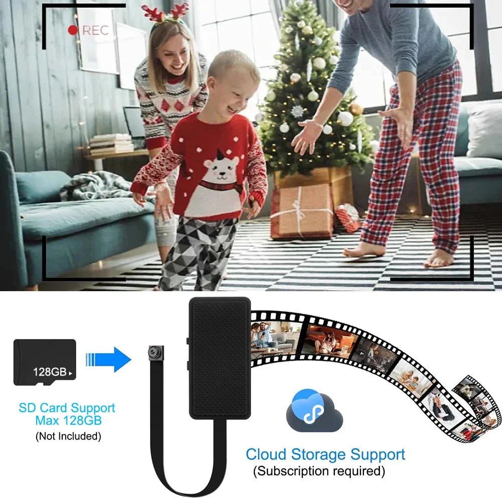 HD 1080P DIY Mini Camera Portable Wireless Module Night Vision WiFi Cam Motion Detection Camcorder Loop Recording Remote View