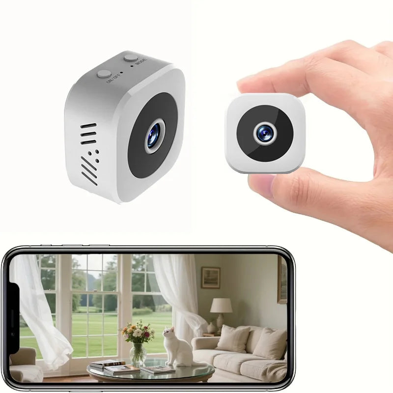Mini Security Camera Pro 4K FullHD WiFi Surveillance With 2 Way Audio Motion Detection Infrared Night Vision Security Cam