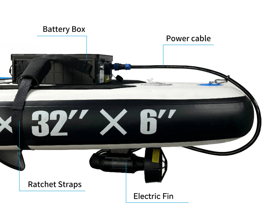 380W 600W Electric Fin Stand Up Paddle Board Push Motor Electric Power Fin SUP Surf Kayak POWER FIN Underwater motor