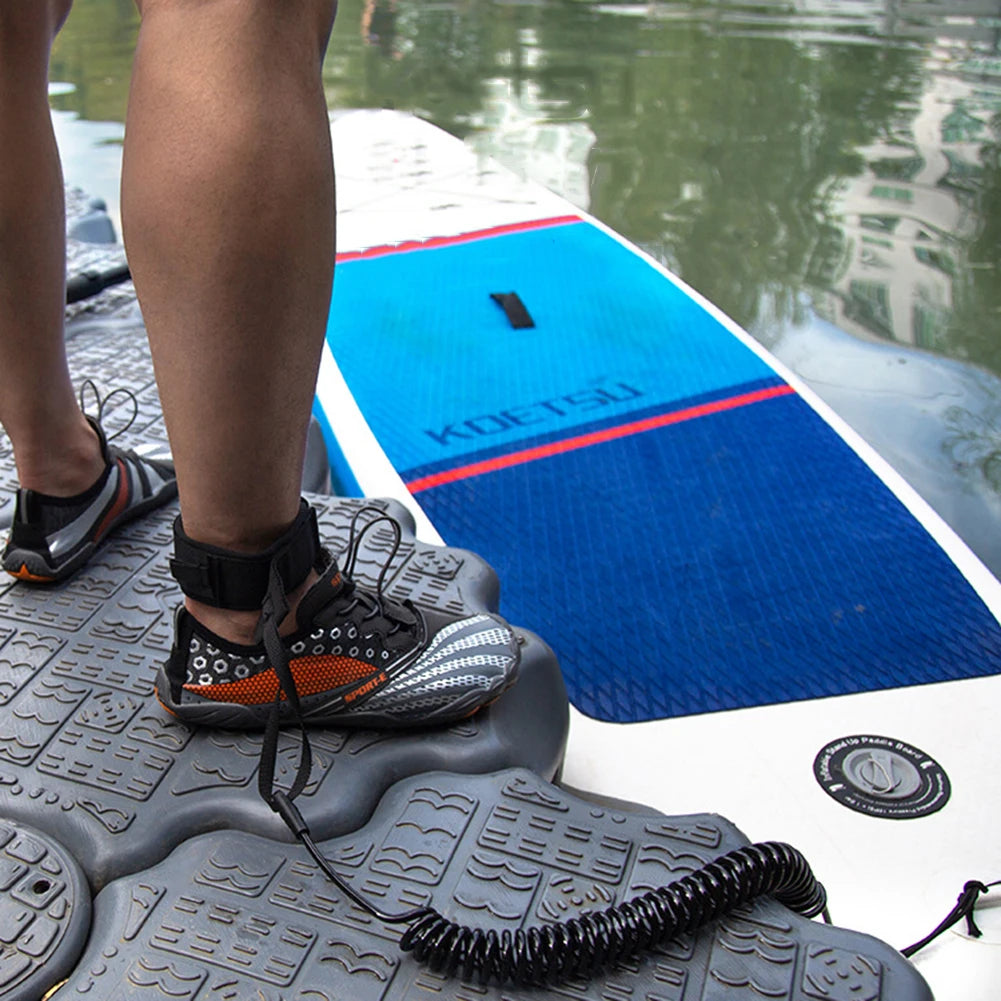 Sup Board Foot Leg Rope Practical Surfing Stand UP Paddle Board Ankle Leash Elastic Surfboard Safety Foot Rope TPU Accessories