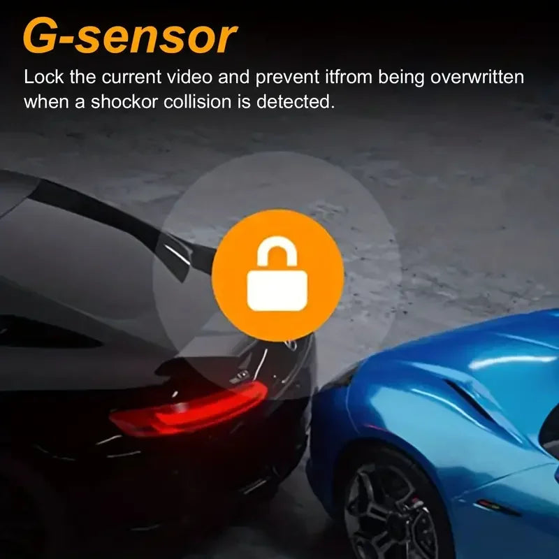3 Camera Dash Cam For Car Camera 1080P Video Recorder Car DVR Front Rear View Camera Night Vision Black Box Car Accessories