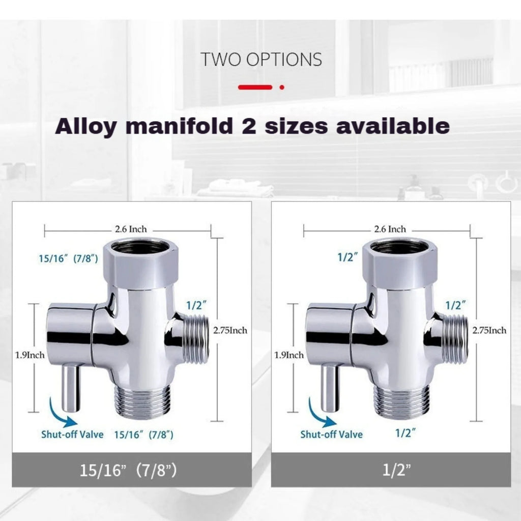Handheld Toilet Bidet Sprayer Set Kit Stainless Steel Hand Sprayer Shower Head Self Cleaning Hand Bidet Faucet for Bathroom