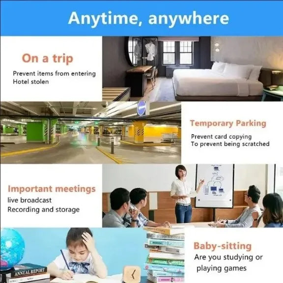 Mini Camera 1080P HD Wifi Night Vision Motion Detection Video Camera Home Security Camcorder Audio Video Recorder No Memory Card