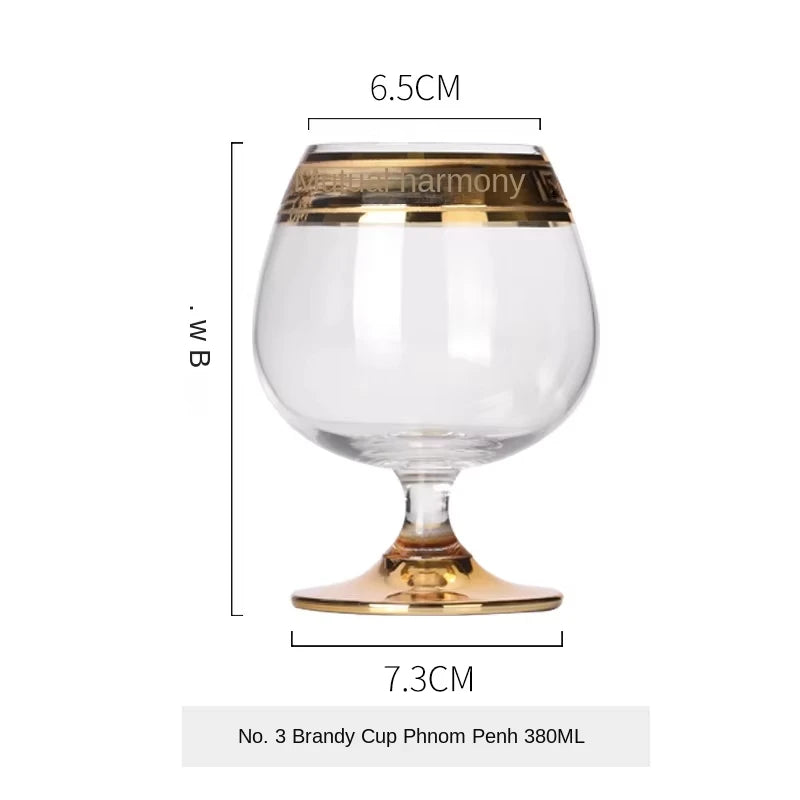 Phnom Penh European Glass Brandy Champagne Glasses Tall Wine Glasses Crystal Wine Glasses Table Household Glasses