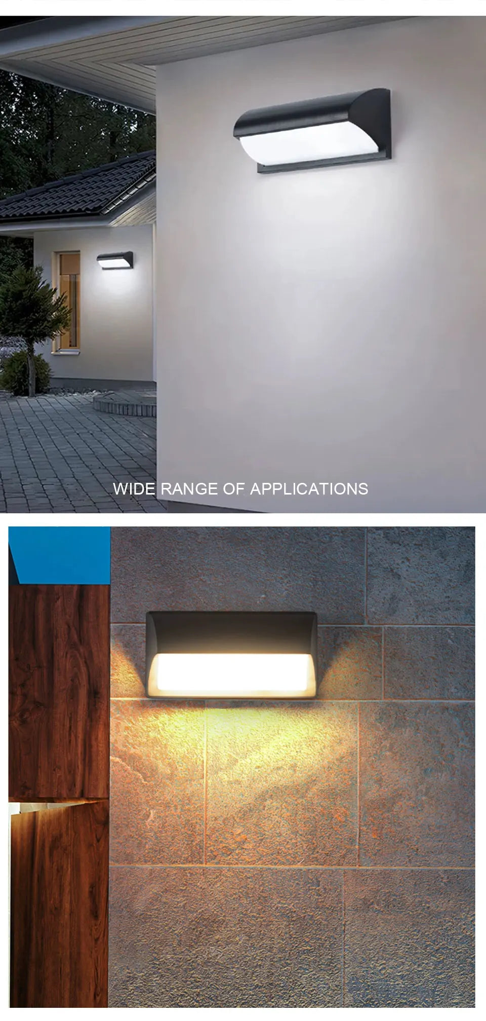 LED Motion Sensor Outdoor Wall Light Waterproof IP65 Retro Style Porch Balcony Garden Courtyard Lamp Living Room Wall Sconce