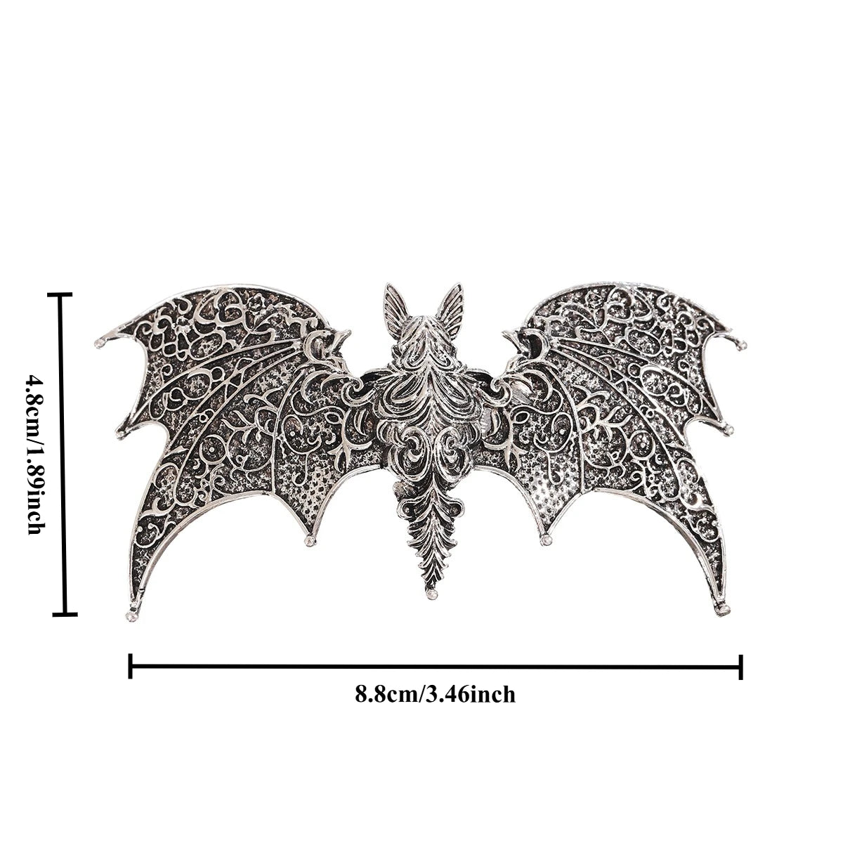 Viking Retro Long Hair Bat Hairpin, Personalized Fashion Trend Hairpin, Norwegian Style Women's Versatile Accessory, Party Accessory, Christmas, Mother's Day, Valentine's Day, Birthday Gift