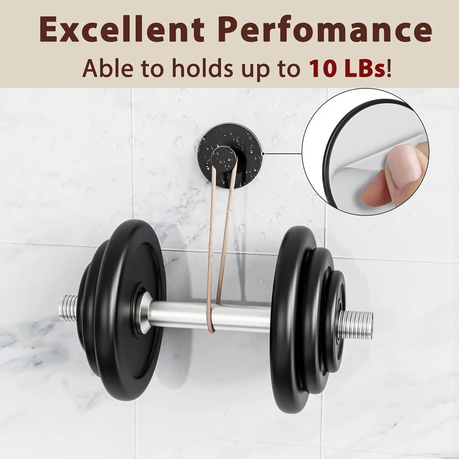 Towel Hooks Extra Sticky Stainless Wall Coat Racks Rustproof Hook Holder Wall Mount Punch-free Hanger for Kitchen Bathroom Home