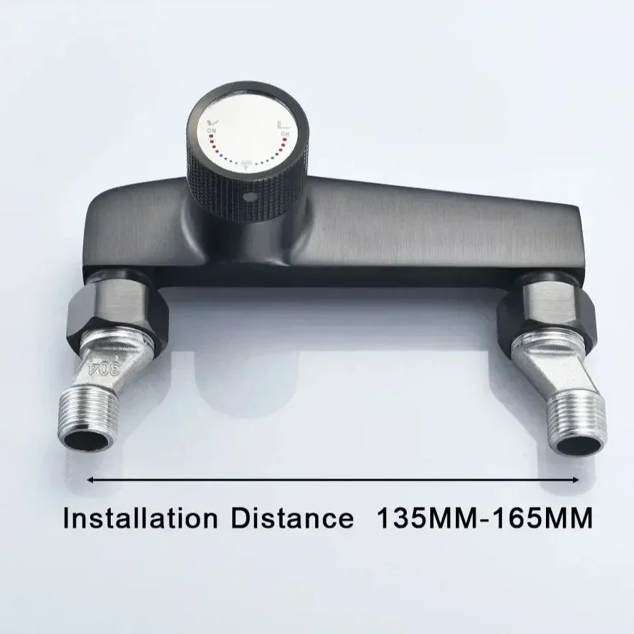 Bathtub Faucet Multi-functional Bathroom Hot and Cold Tap Water Heater Mixing Valve Shower Faucet Bathroom Accessories