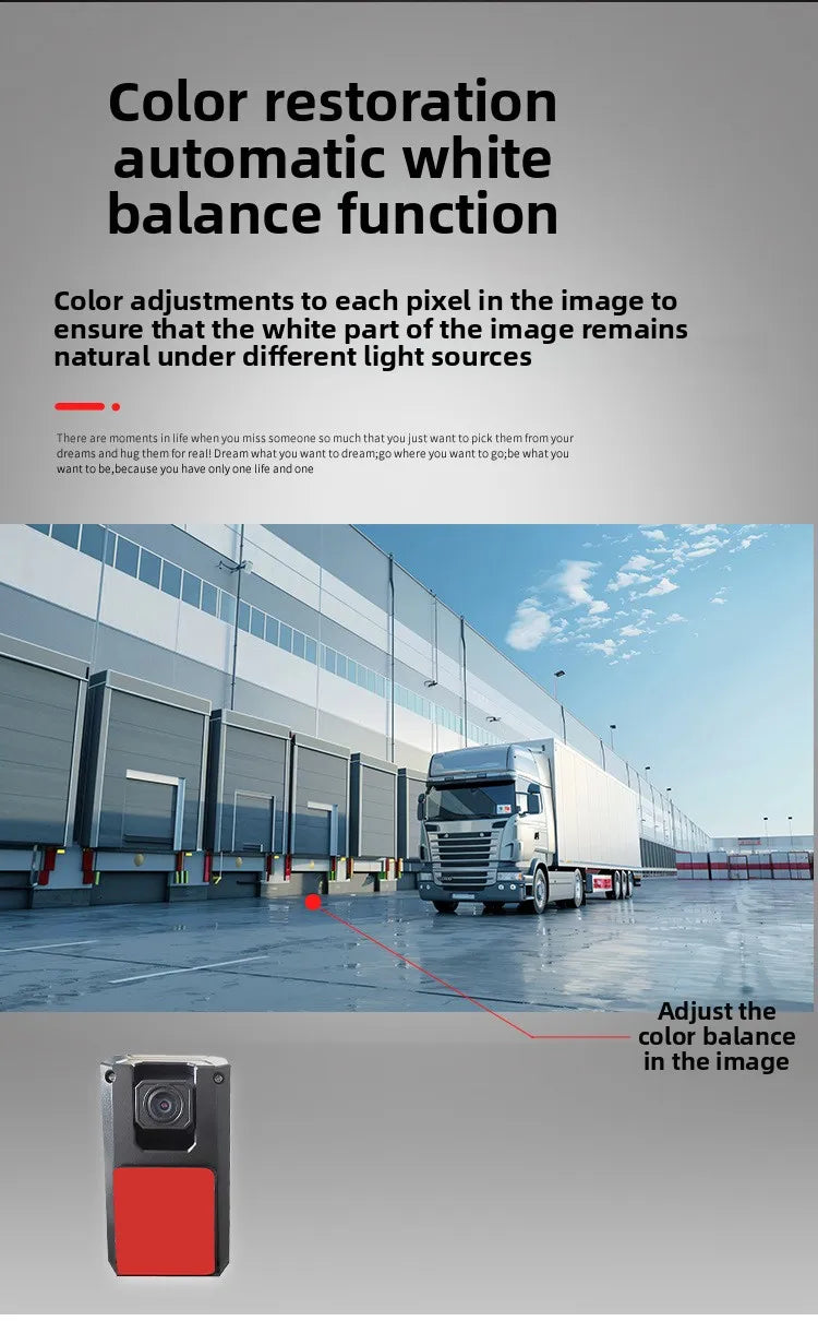 AHD high-definition forward-looking camera front-mounted driving recorder four-way monitoring front-mounted car head paste for l