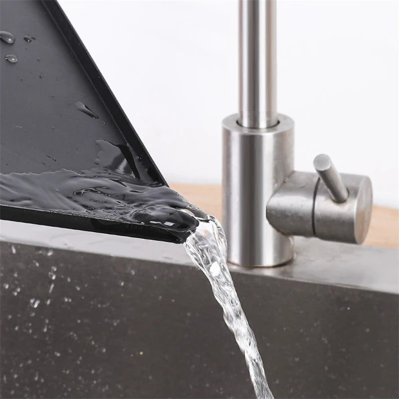 Kitchen Organizer Sink Dish Drying Rack Sink Drain Shelf Bowl Plates Shelf Storage Drawer Desktop Adjustable Holder Accessories