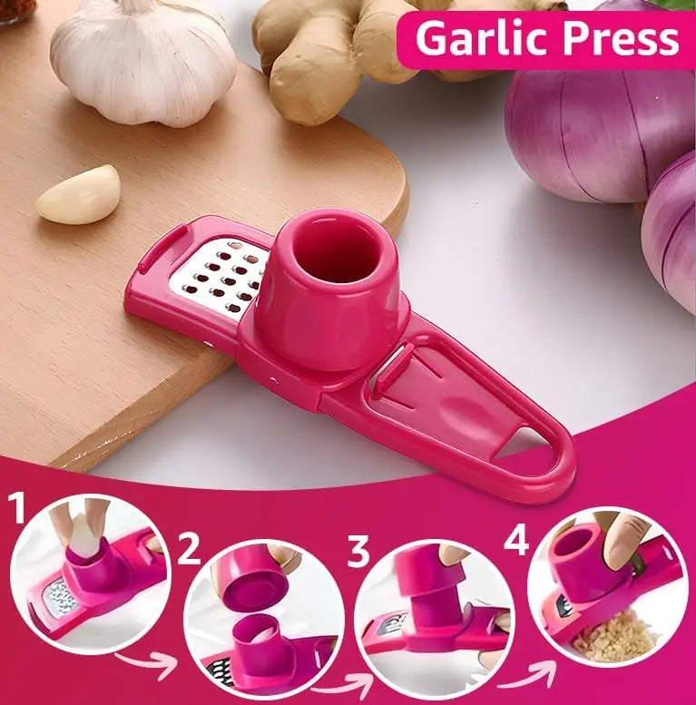 Hand-pressed Garlic Chopper Manual Garlic Chopping Mash Tool Garlic Grinder Convenient and Fast Kitchen Gadgets