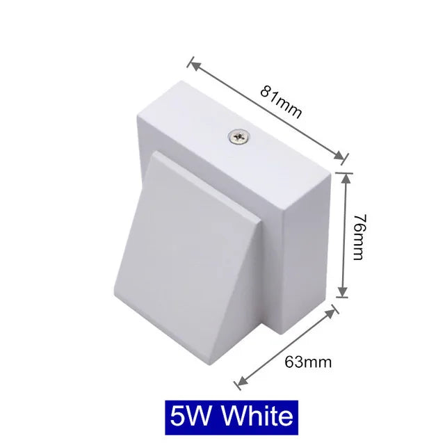 LED Wall Lamp IP65 Outdoor Waterproof Garden Porch Lighting Lamp 5W 10W Modern Simple Aluminum Indoor Wall Light