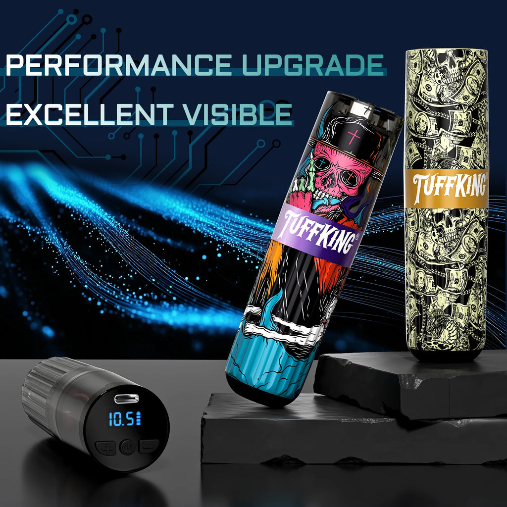 New polymer plastic shell power pen tattoo machine motor machine personalized pattern hot selling tattoo pen wholesale