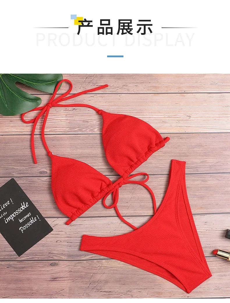 Bikini Women's Swimwear Bikini Sexy Bikini Swimwear Push Up Swimwear Women's Swimming Beach Suit Women's