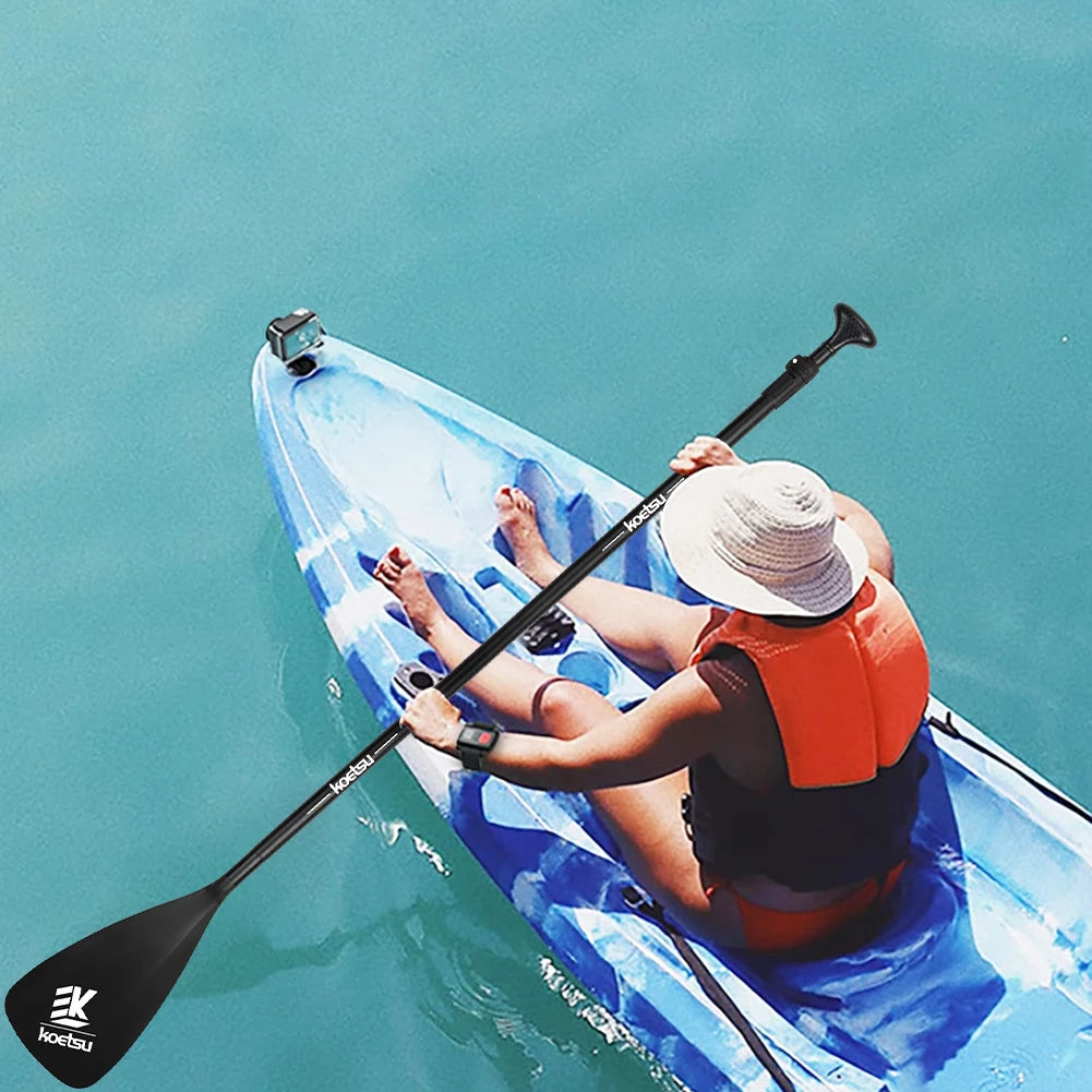 3-Piece Aluminum Sup Paddle One/Two Way Paddle Nylon Kayak Boat Stand Up Paddleboard Paddle SUP Surfpaddle Sap for Outdoor Water