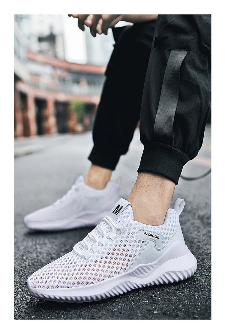 2026 Summer Men's Loafers Walking Mesh Breathable Summer Comfortable Casual Shoes Sneakers Zapatillas Hombre Men Running shoes