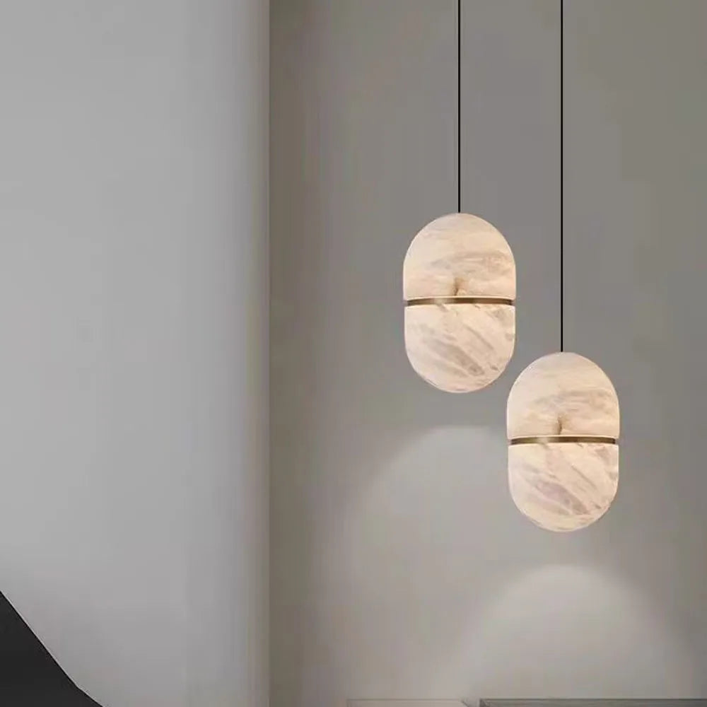 Beautiful Design Marble Chandelier Dining Lighting Gold Black Bedroom Decoration Bar Lamp