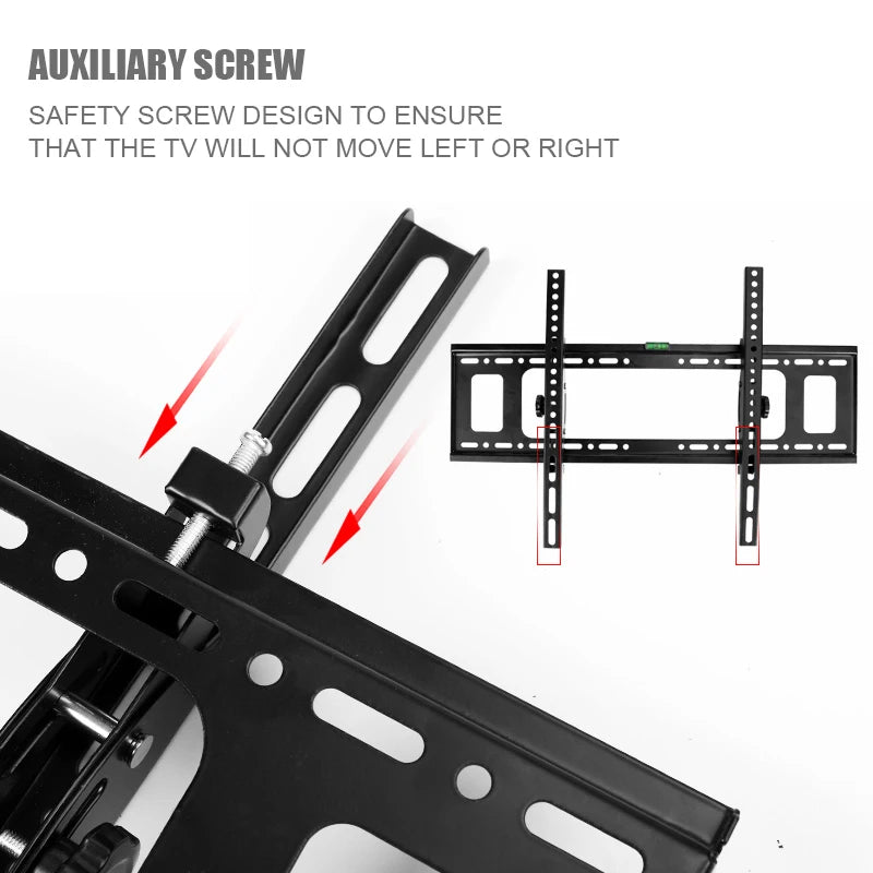 TV Stand TV Rack For 32-65 inch TV Universal TV Wall Mount Bracket Monitor Wall Support PC Screen Bracket Fixed Holder
