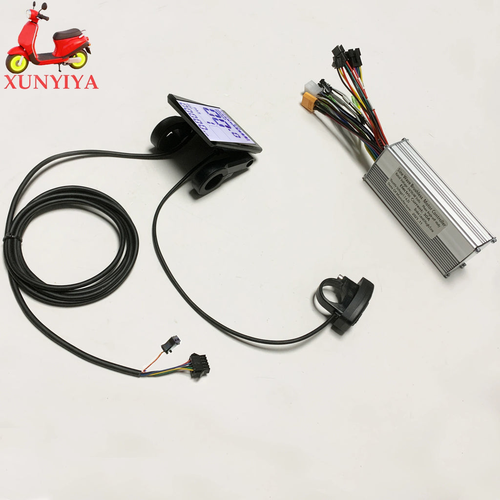 24V 36V 48V 30A 1000W Lithium Battery Controller with M5 LCD display Kit for Communication Protocol UART No.2 E-Scooter repair