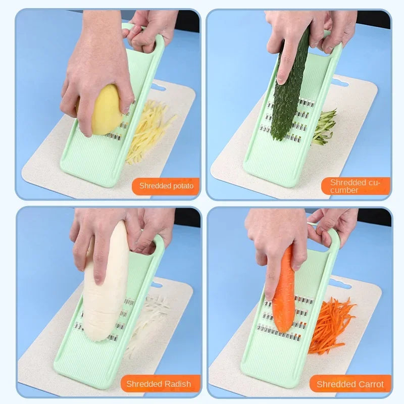 Manual Potatoes Carrots Cucumbers Slicer Stainless Steel Shredder Portable Kitchen Gadgets Kitchen Accessories Kitchen Tool