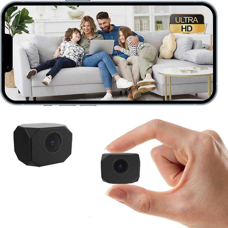 4K HD Mini Camera WiFi IP APP Remote Monitoring Lightweight Portable Camcorder Smart Home Surveillance Security Camera