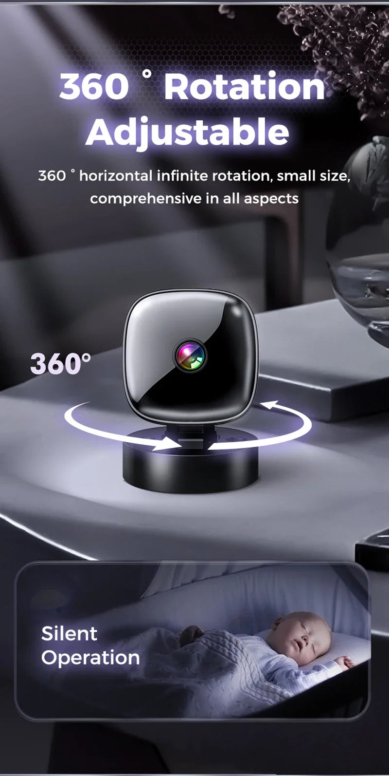 HD 4K Mini Camera Wifi Camera Wireless Security Protection Remote Monitor Camcorders Video Surveillance Home Smart Camera 2026