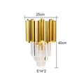 Modern Luxury Crystal Minimalist Creative Living Room Background Wall Staircase Wall Lamp Bedroom Bedside Lamps