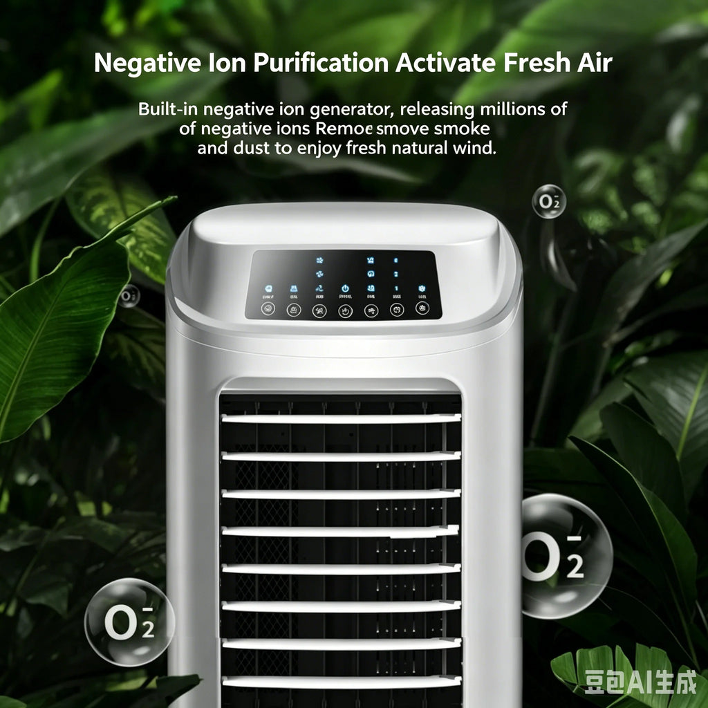 Household Single-Cool Water Cooling Air Cooler Portable Refrigeration Fan Movable Mini Air Conditioner Cold Wind Machine
