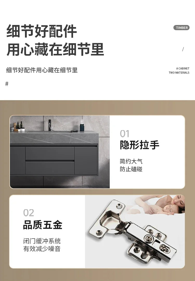 Washbasin Floor Bathroom Cabinets Vintage Drawer Light Toilet Bathroom Cabinets Intelligence Partition Mobiletto Bagno Furniture