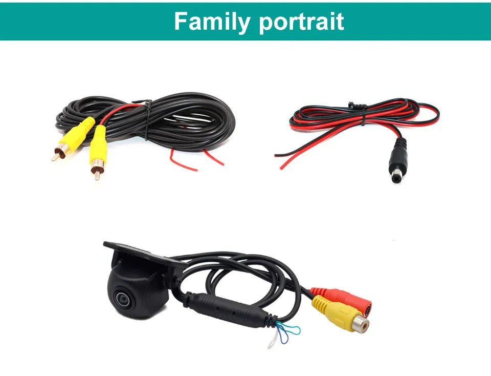 Smartour CCD Vehicle Rear View Camera Car Reverse Black Fisheye Lens Night Vision Waterproof Universal HD Parking Backup Camera