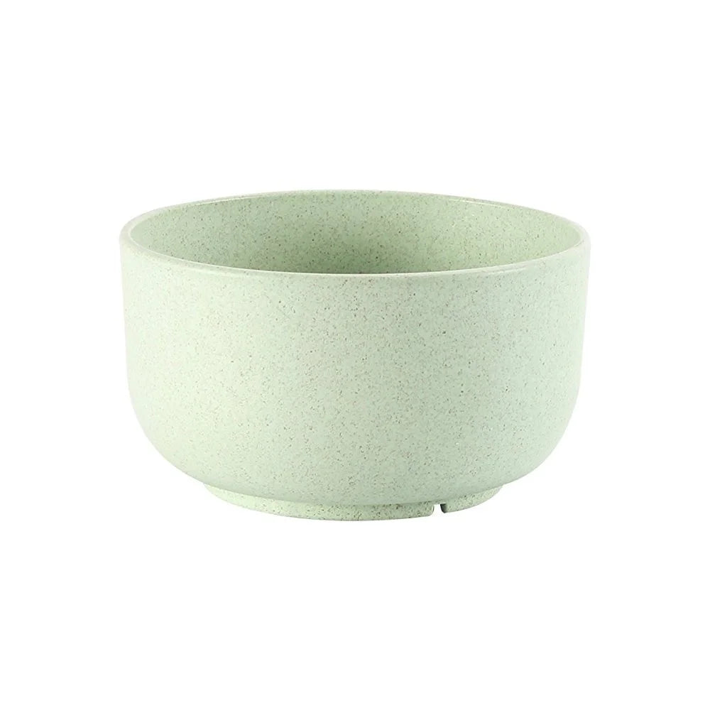4 PCS/Set Wheat Straw Bowl Fruit Vegetable Dessert Rice Bowl Safe Household Tableware Kitchen Dining