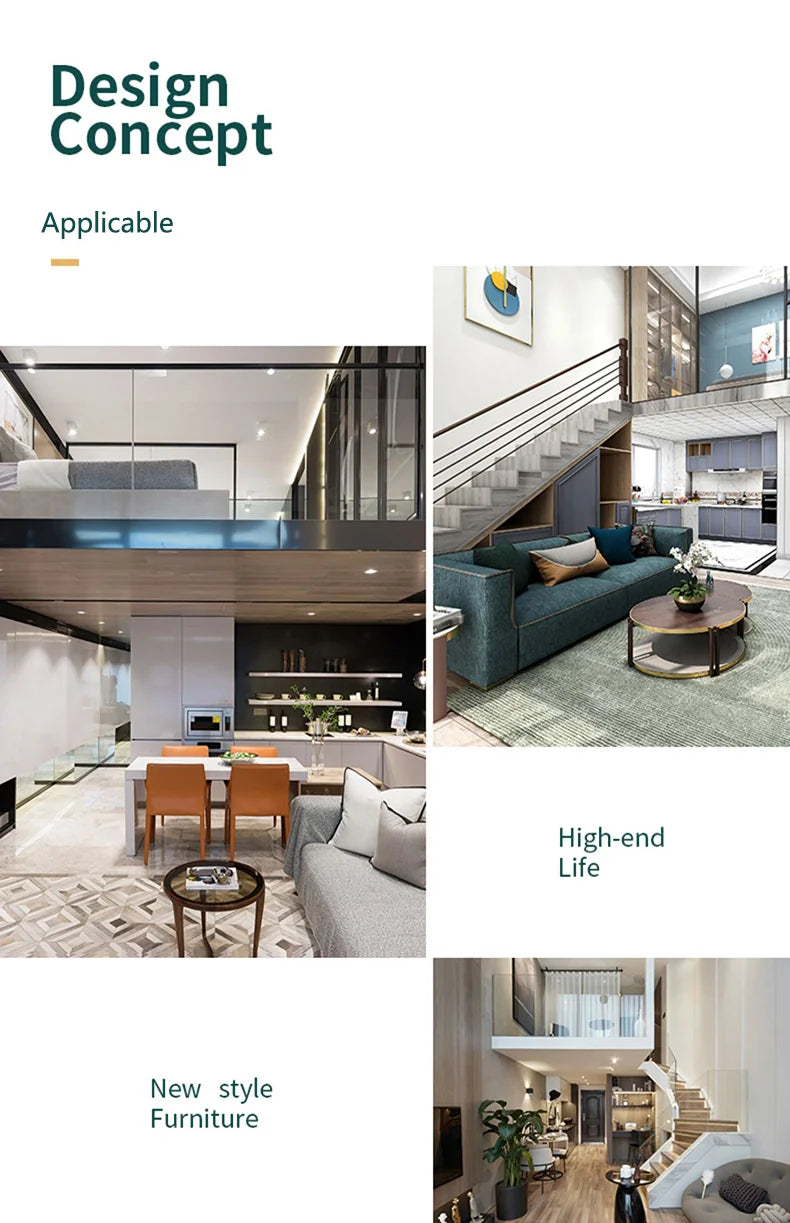 Modern Minimalist Pendant Light Nordic Living Room Kitchen Villa Loft Ceiling Hanging Light Indoor Staircase LED Long Chandelier