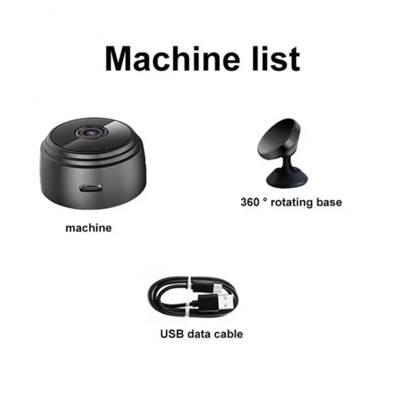Monitoring Camera Mobile 1080P HD WiFi Surveillance Cameras Sensor Camcorder Web Video Smart Home Safety Wireless Security Camer