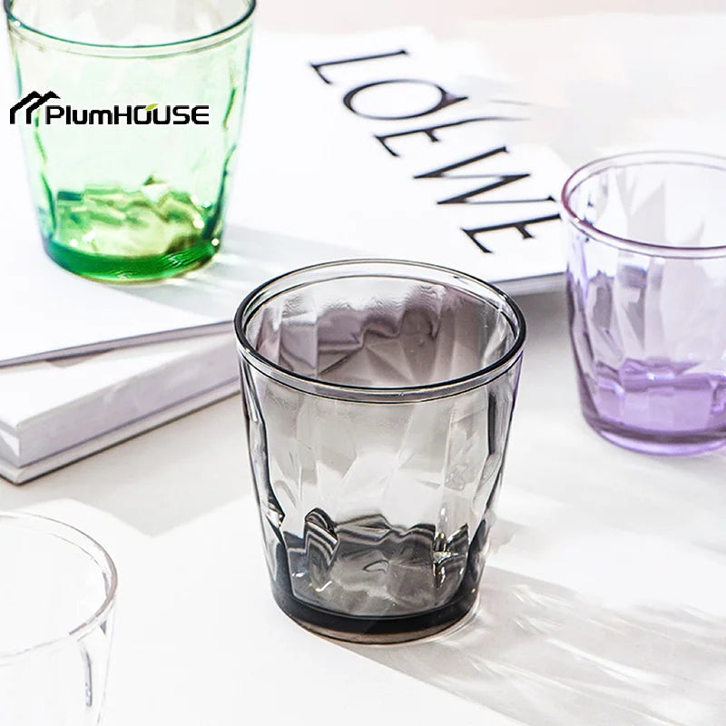 Acrylic Drinking Glasses Shatterproof Water Tumblers Unbreakable Reusable Beer Champagne Cup Dishwasher Safe For Party