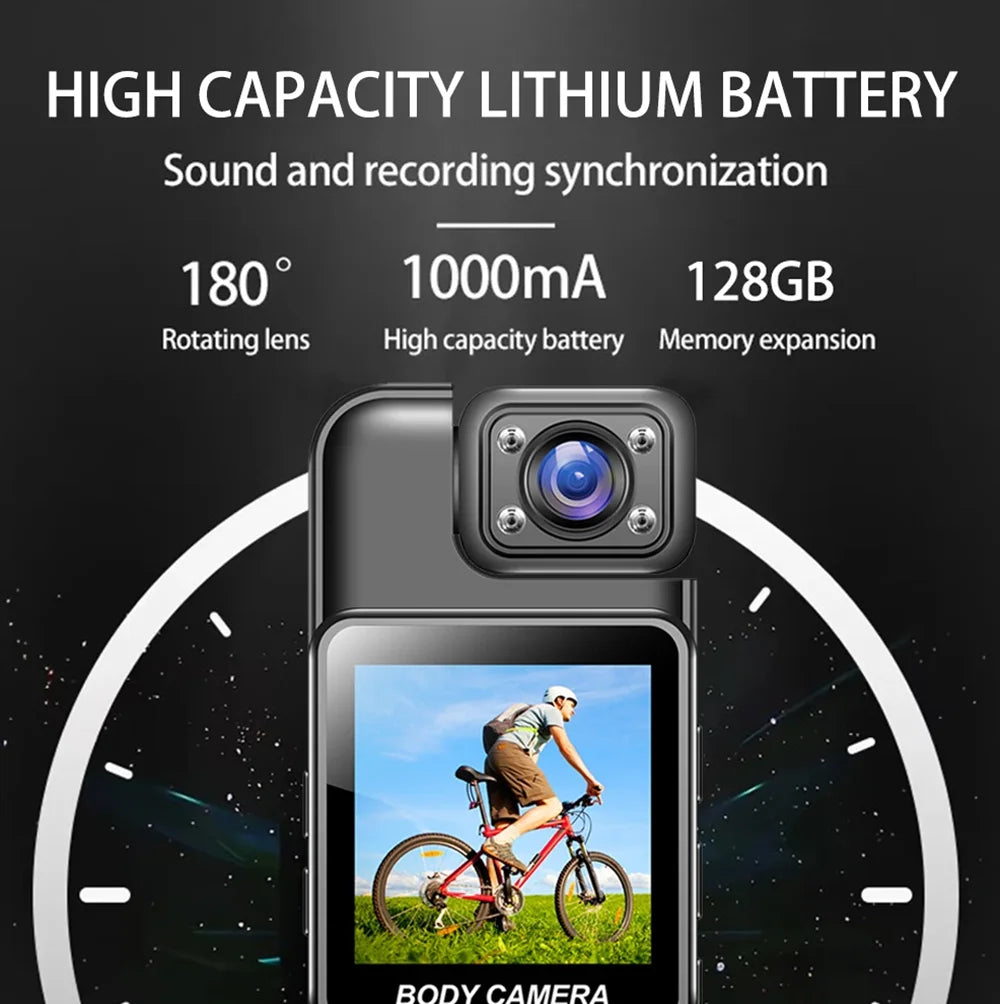 Mini Camera Ultra HD 4K WiFi Portable Digital Video Recorder Police BodyCam Infrared Night Vision Sports DV Riding Camcorder 카메라