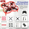2.4G DIY Assembled Drone  Interactive Training Quadcopter D34  With Fixed Height Light For Science Education Toy Kids Gifts