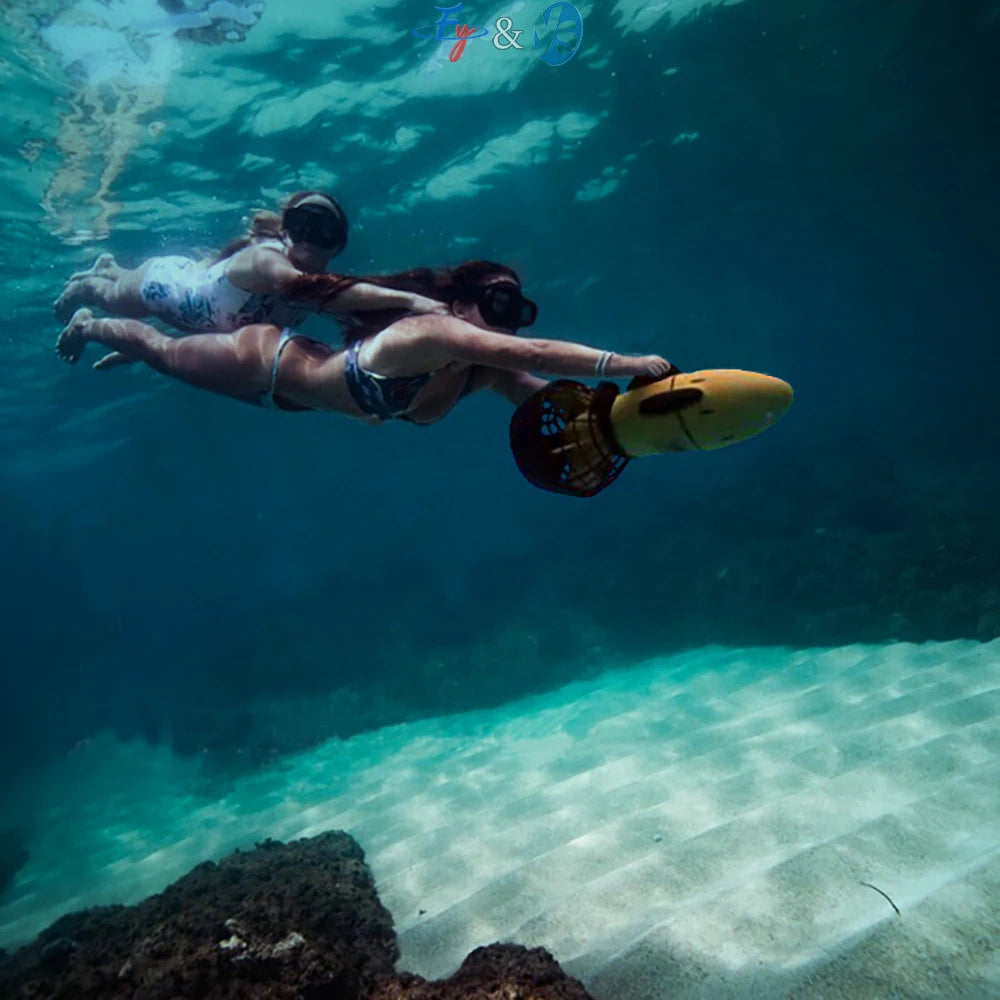 500W Electric Underwater Scooter Dual Speed Sea Scooter for Snorkeling and Diving