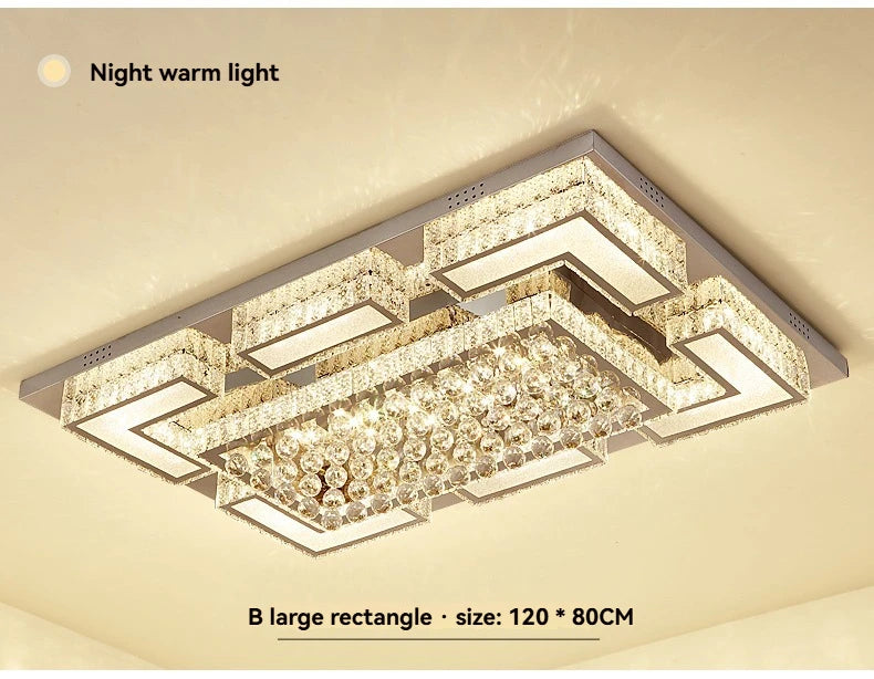 Modern Light Luxury Ceiling Led Crystal Ceiling Light Home Decoration Home Decoration Bedroom Dining Room Kitchen Lighting