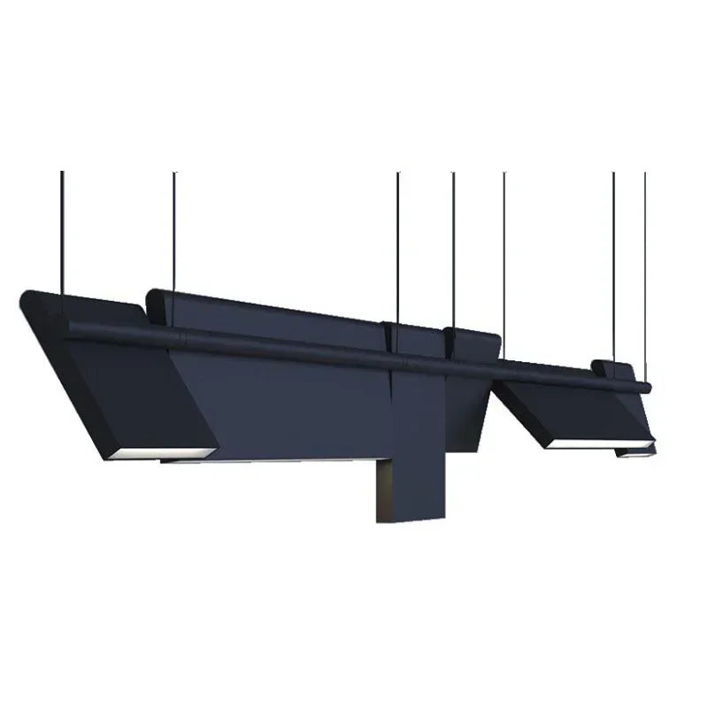 Modern Rotatable Led Chandelier Lighting Living Dining Room Pendant Lamp Home Decor Bar Office Reception Hanging Light Luminaire