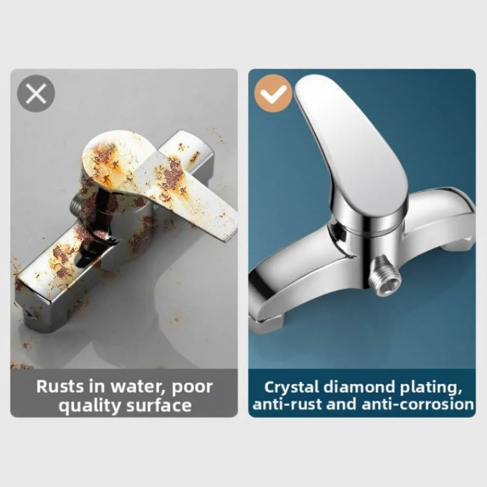 Shower Mixer Faucet Hot And Cold Water Mixing Valve For Shower Faucet G1/2 Wall Mount Copper Bathroom Fixture