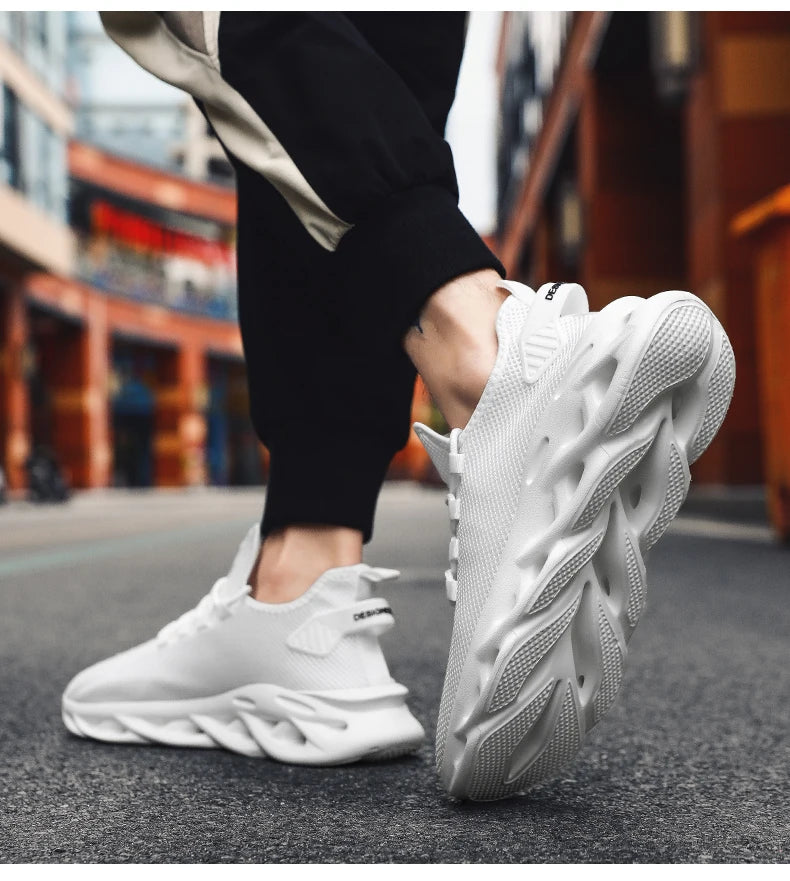 Men's Sports Sneakers Running Shoes Non-Slip Outdoor Casual Mesh Tennis Athletic Lightweight Breathable For Women Walking Shoe