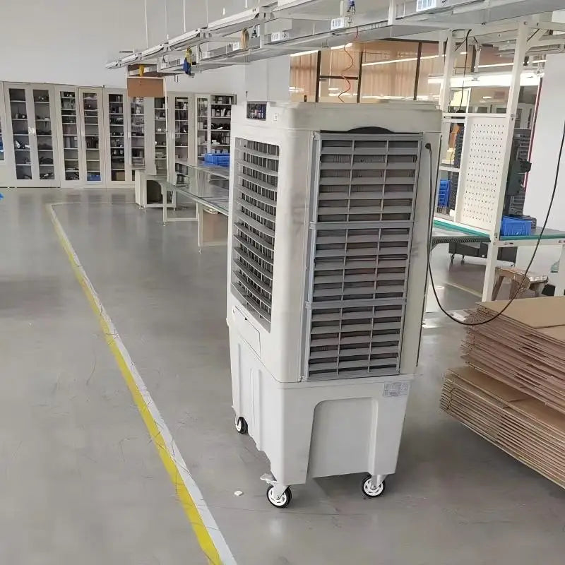 Air Cooler Evaporator, Industrial Fan, Portable Air Conditioning Unit, High Efficiency Cooling System, Energy Saving Ventilator