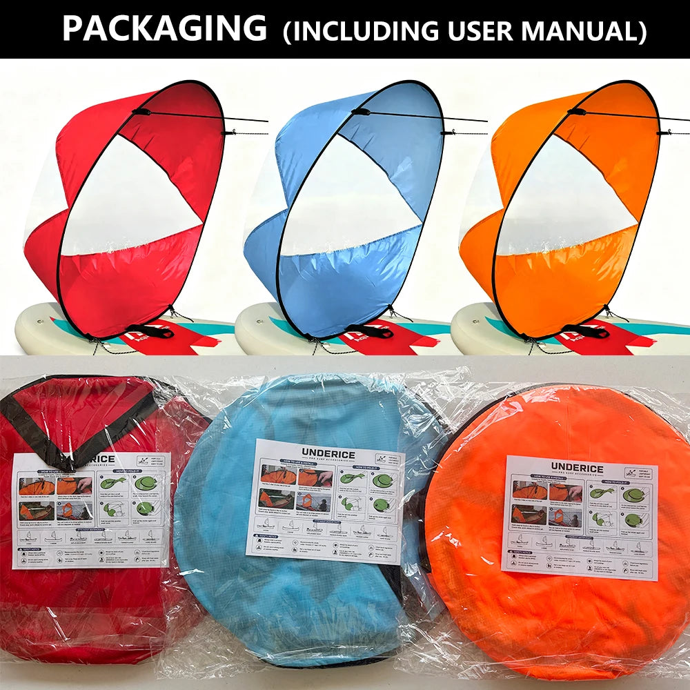 Paddle Surf Accessories Kayak SUP Board Wind Sail 42Inch SUP Accessories Water Sports Inflatable Surfboard Accessories